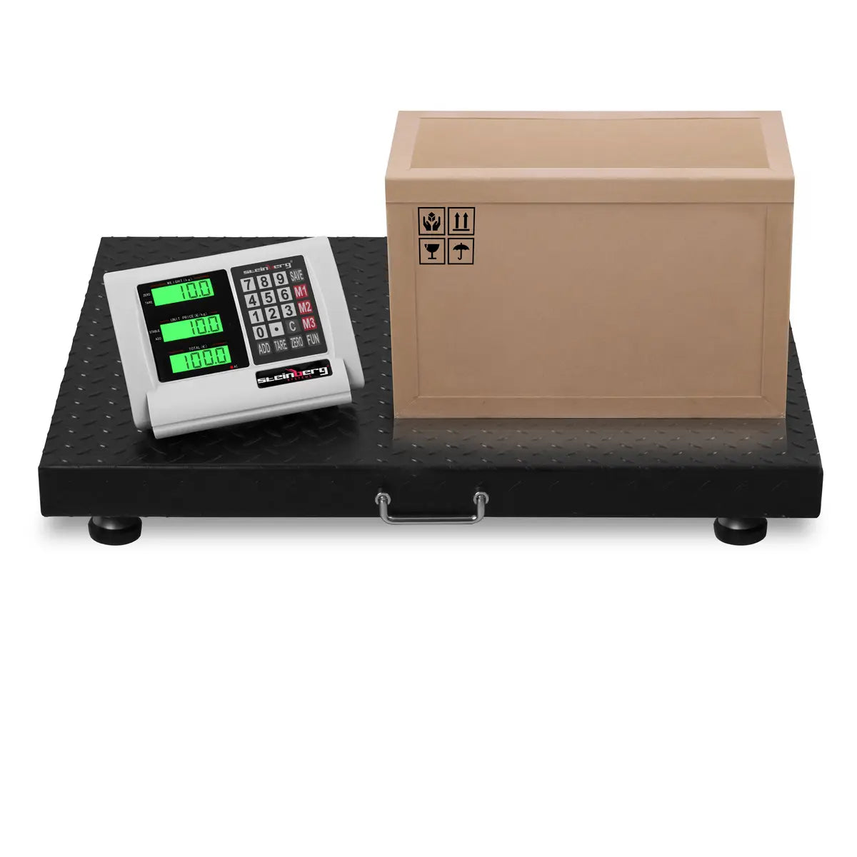 Podna vaga - 1000 kg / 0,2 kg - 60 x 80 cm - LCD bežični