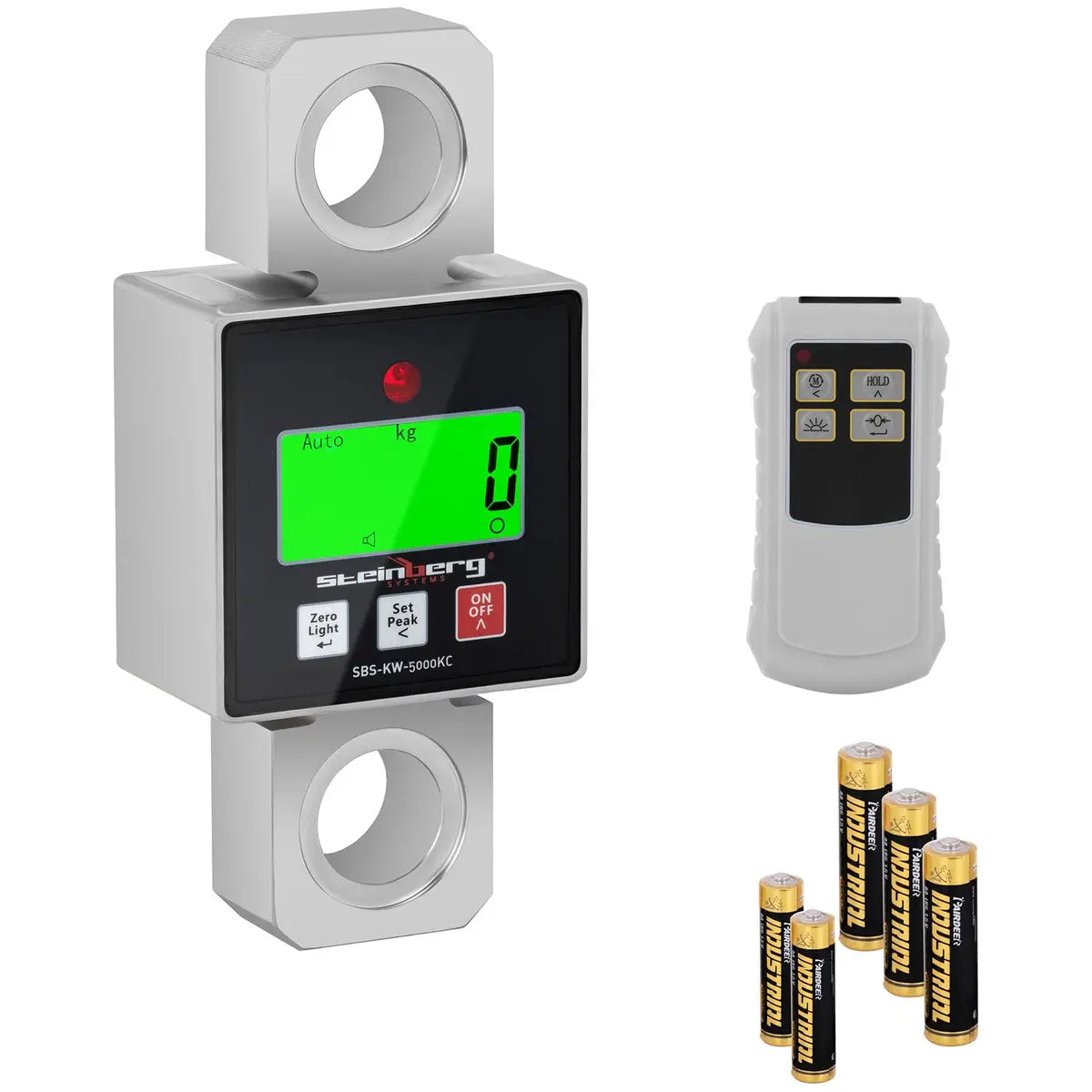 Uređaj za mjerenje sile zatezanja - 5000 kg / 1 ili 2 kg - LCD digitalni