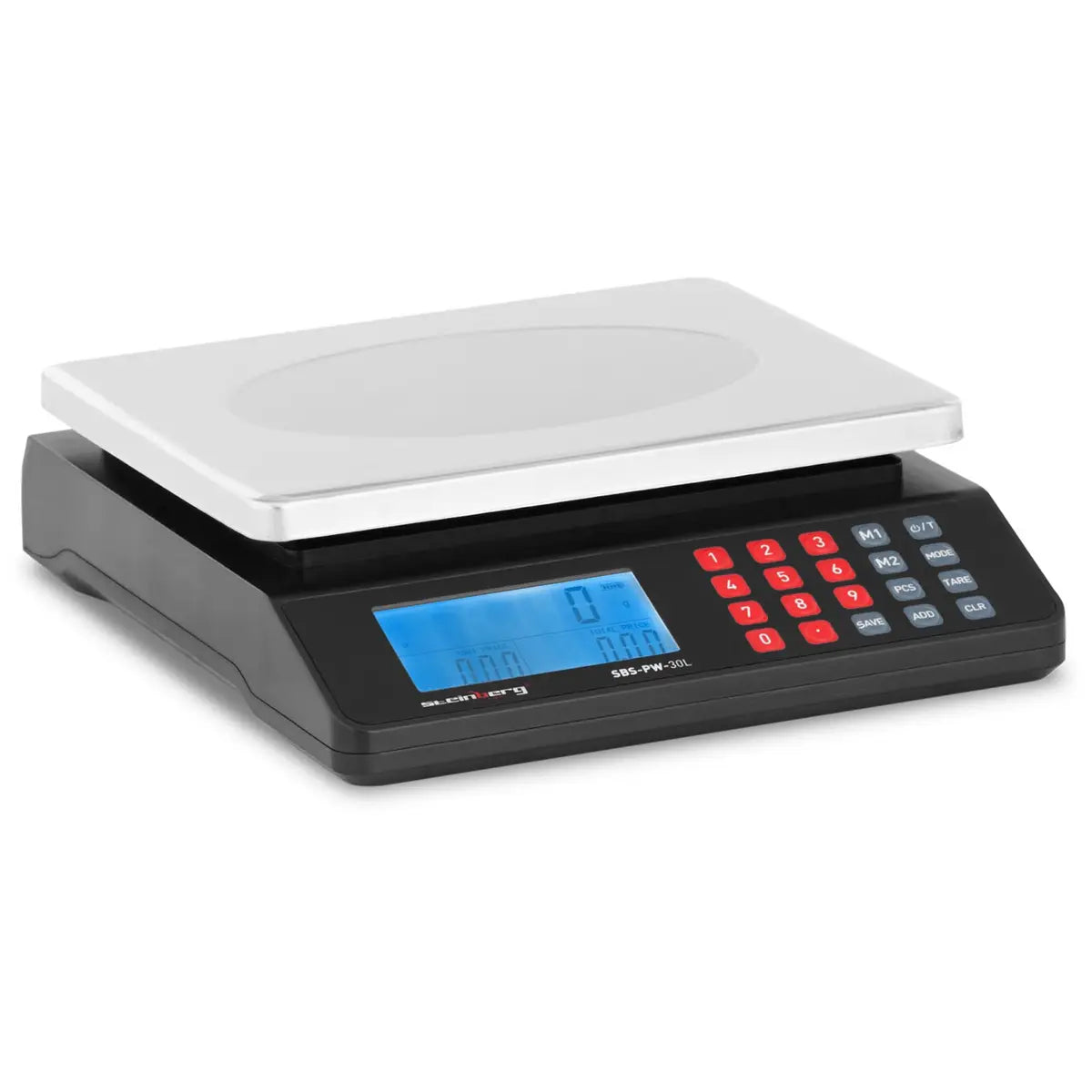 Stolna vaga - 30 kg / 1 g - dvostruki LCD zaslon