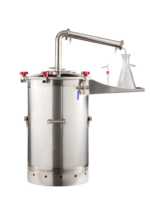 Inox destilator Herbomec 150 L za aromatično bilje