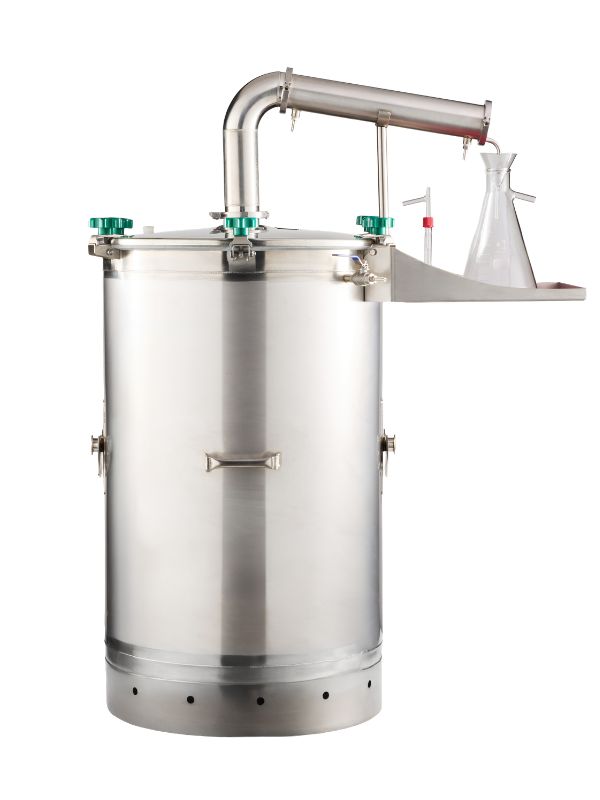 Inox destilator Herbomec 280 L za aromatično bilje