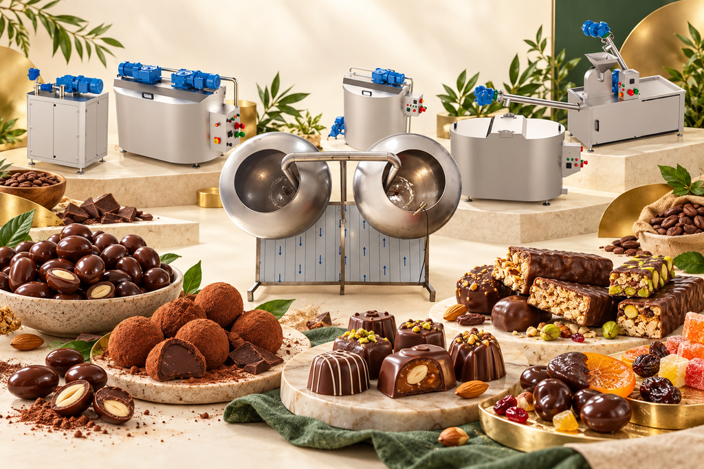 Macchinari e linee di produzione per dolci, cioccolato e barrette ai cereali