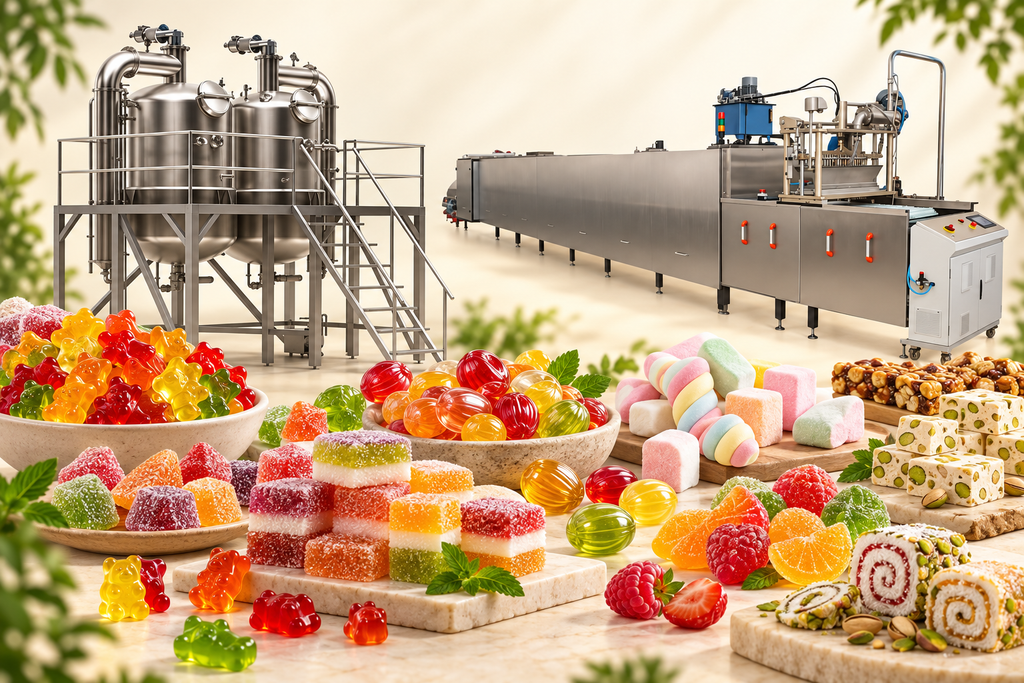 Macchinari e linee di produzione per dolci, cioccolato e barrette ai cereali