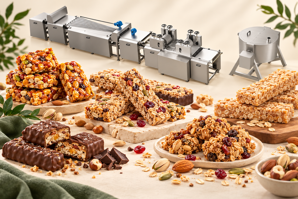 Macchinari e linee di produzione per dolci, cioccolato e barrette ai cereali