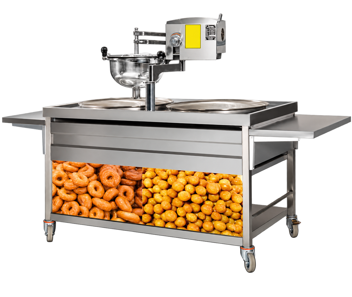 Stroj za fritule i mini krafnice sa standardnim radnim stolom – SLM 300-4